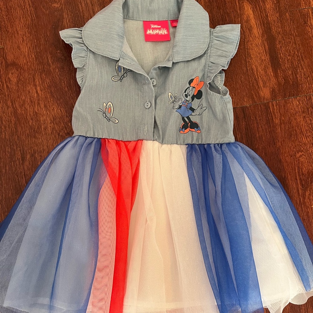 Disney Blue and Red Minnie Mouse Dress